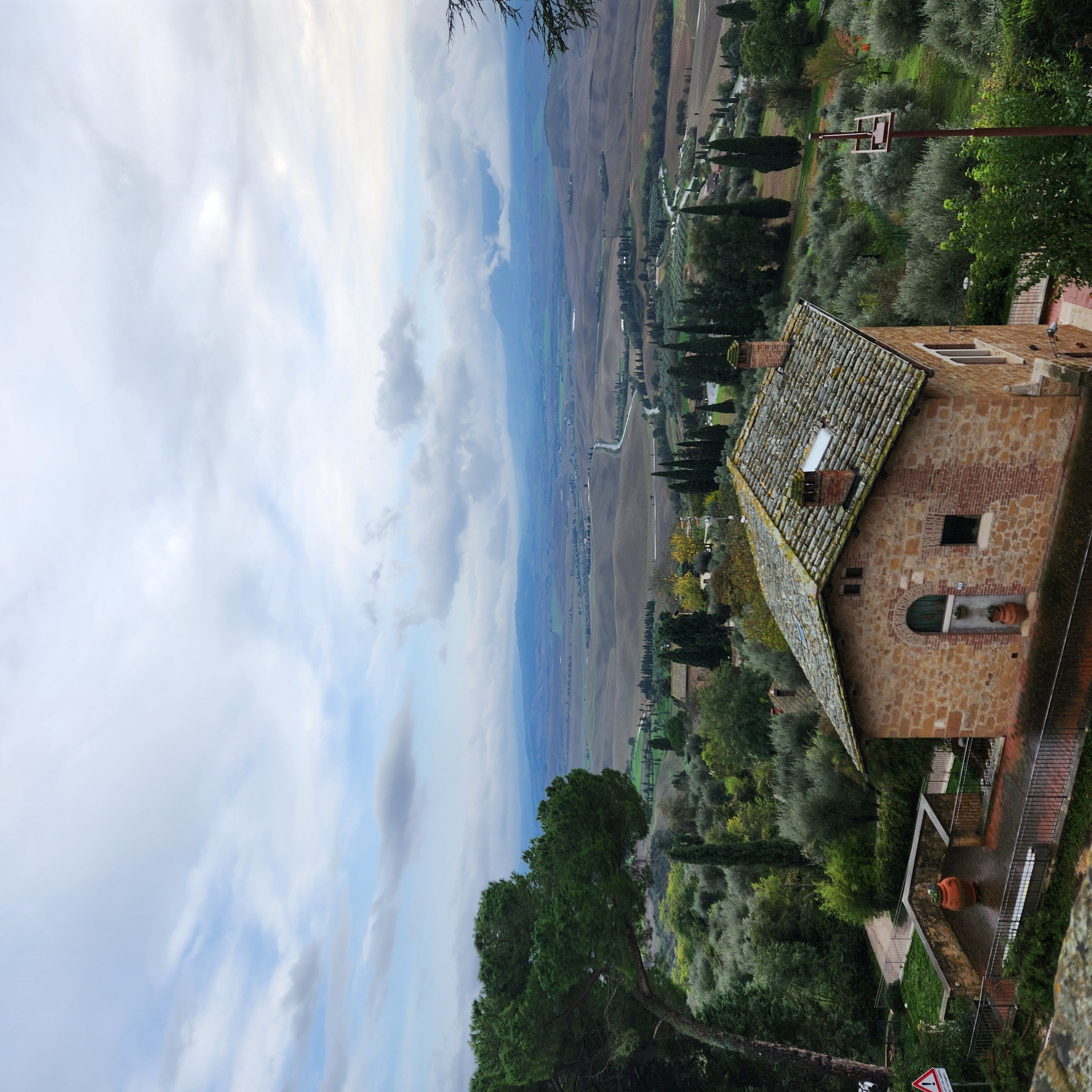 언덕위에서 본 풍경